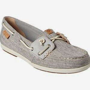 SPERRY COIL IVY BOAT SHOE | GRAY | SIZE 8